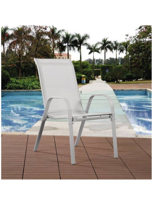 Fauteuil jardin Textilène - Lot de 4 - Kiabi