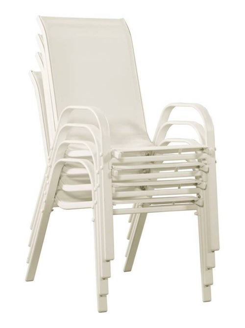 Fauteuil jardin Textilène - Lot de 4 - Kiabi