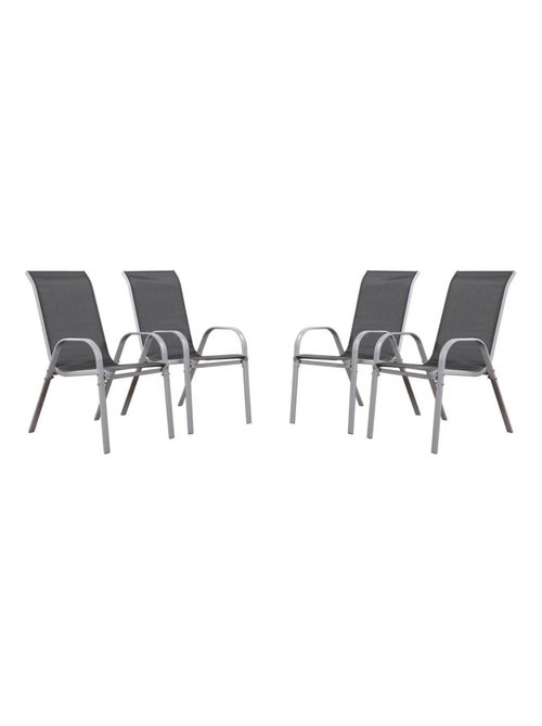 Fauteuil jardin Textilène - Lot de 4 - Kiabi
