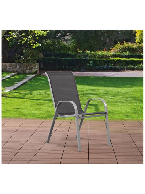 Fauteuil jardin Textilène - Lot de 4 - Kiabi