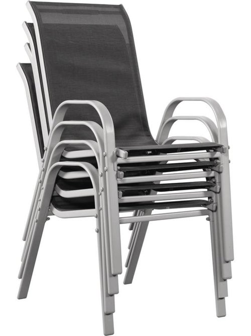 Fauteuil jardin Textilène - Lot de 4 - Kiabi