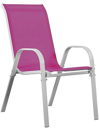 Fauteuil jardin Textilène - Lot de 4