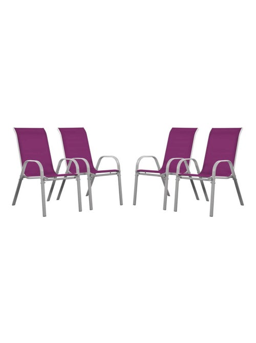 Fauteuil jardin Textilène - Lot de 4 - Kiabi