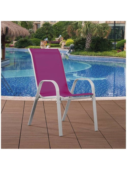 Fauteuil jardin Textilène - Lot de 4 - Kiabi
