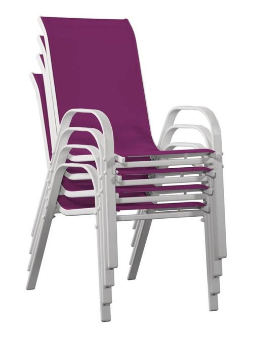 Fauteuil jardin Textilène - Lot de 4 - Kiabi