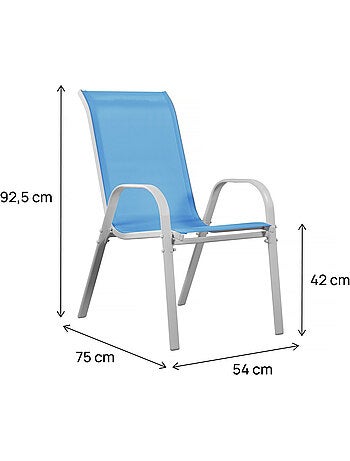Fauteuil jardin Textilène