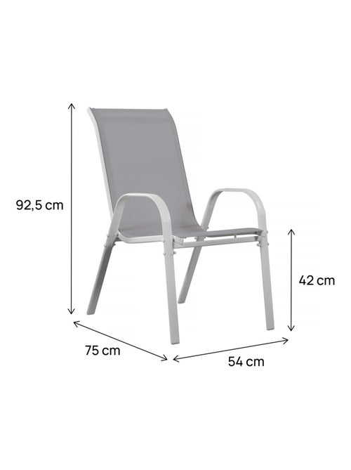 Fauteuil jardin Textilène - Kiabi