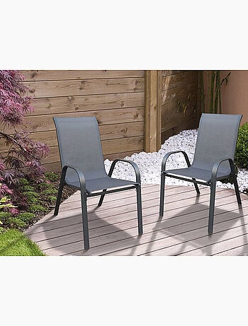 Fauteuil jardin textilène