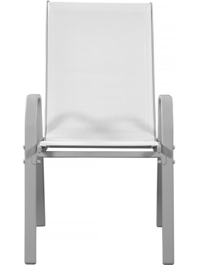 Fauteuil jardin Textilène Gris clair - Kiabi