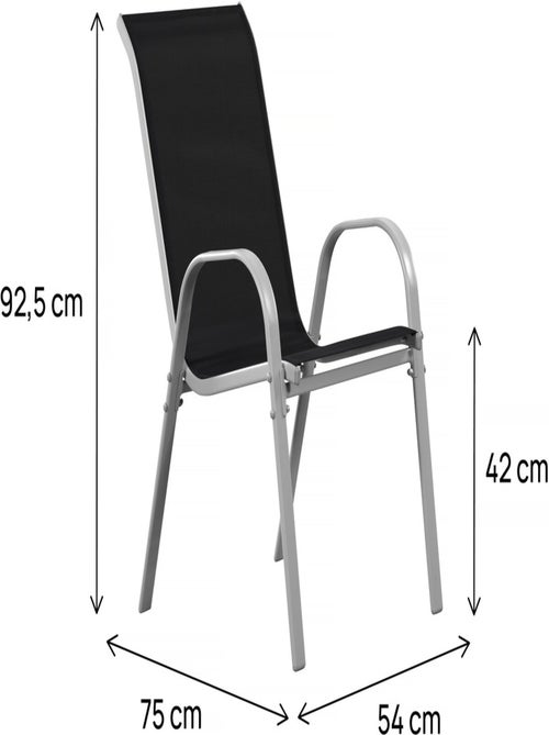 Fauteuil jardin Textilène - Kiabi