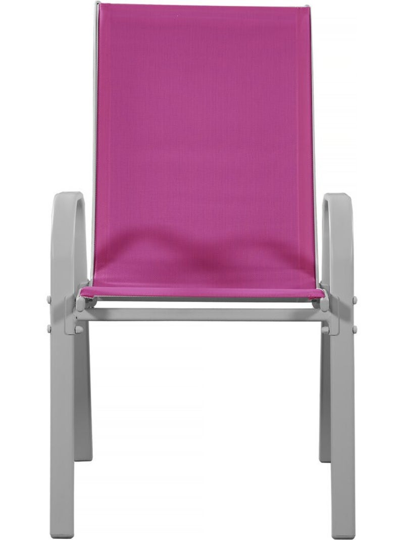 Fauteuil jardin Textilène Rose - Kiabi