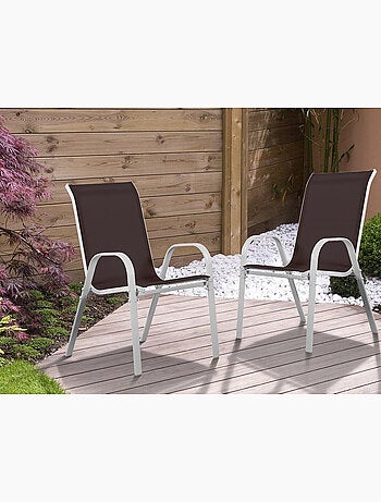 Fauteuil jardin textilène