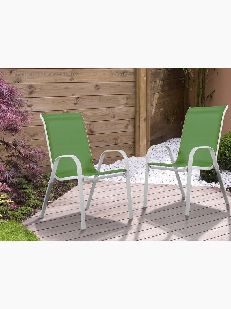Fauteuil jardin Textilène Vert - Kiabi