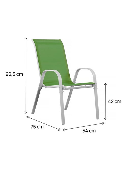 Fauteuil jardin Textilène - Kiabi Fauteuil jardin Textilène - Kiabi