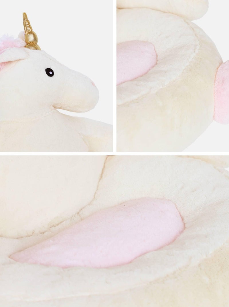 Fauteuil licorne pour enfant Lulu Blanc Rose - Kiabi