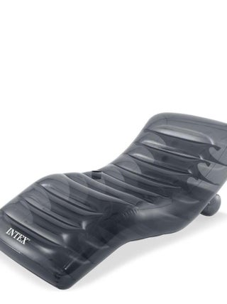 Fauteuil lounge piscine gonflable Carbone