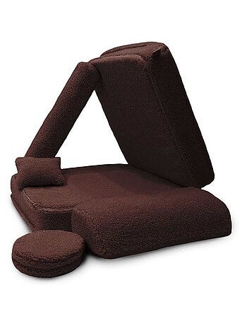 Fauteuil modulable- bearly- BRUN FONCÉ