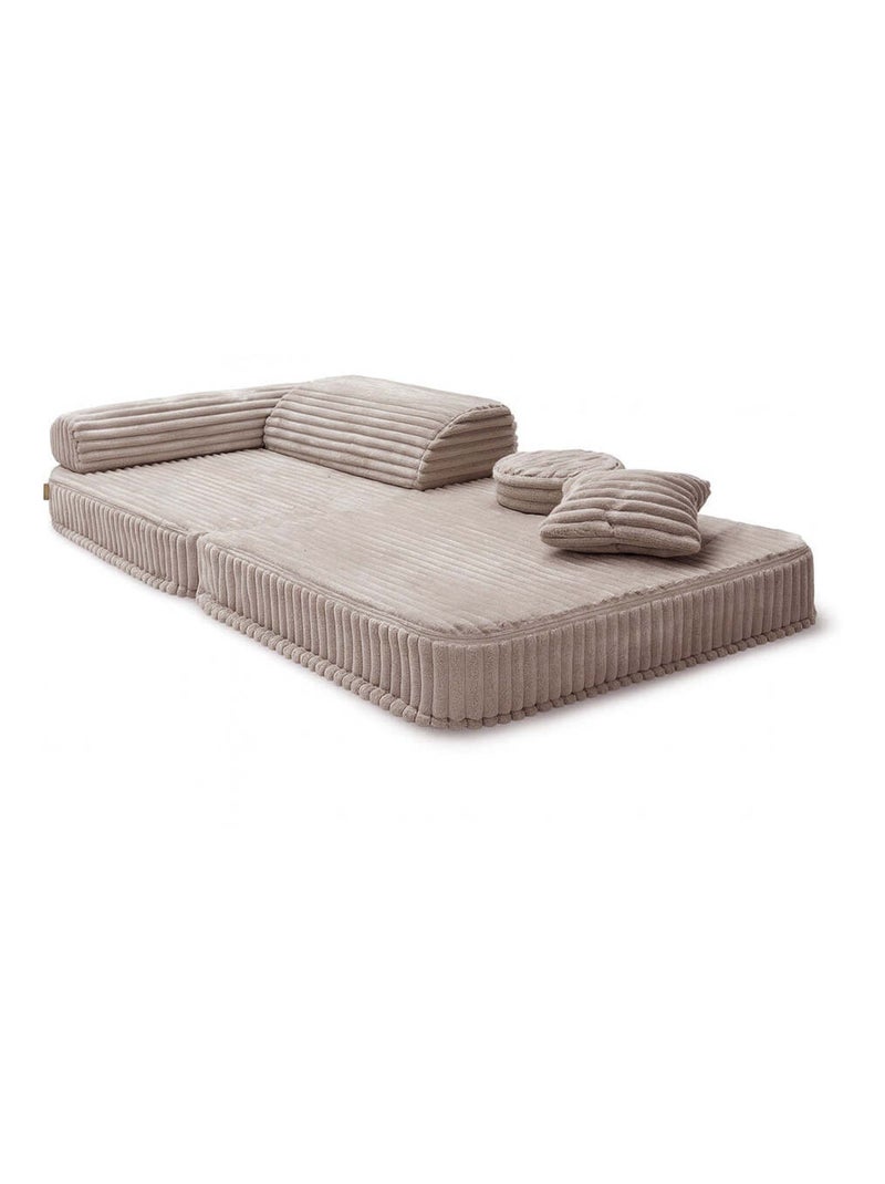 Fauteuil modulable- churros- BEIGE GALETS Beige - Kiabi