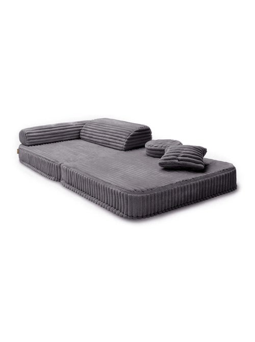 Fauteuil modulable- churros- GRIS CLAIR - Kiabi Fauteuil modulable- churros- GRIS CLAIR - Kiabi
