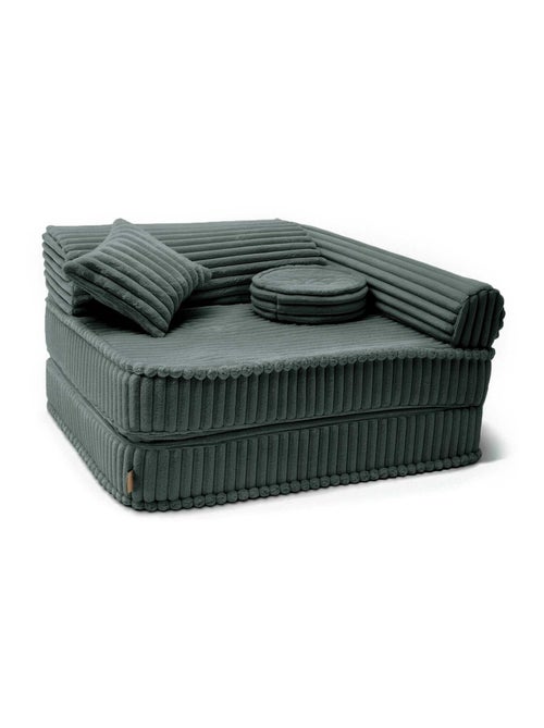 Fauteuil modulable- churros- VERT FONCÉ - Kiabi