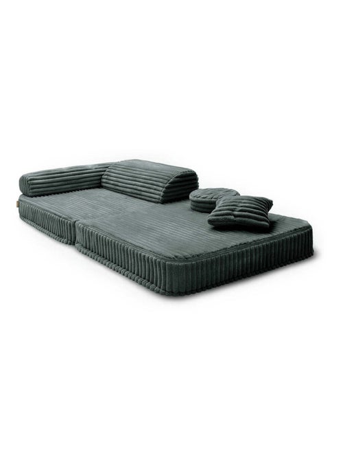 Fauteuil modulable- churros- VERT FONCÉ - Kiabi