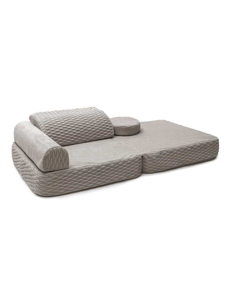 Fauteuil modulable- dune- NUAGE D'ARGENT Gris nuage - Kiabi
