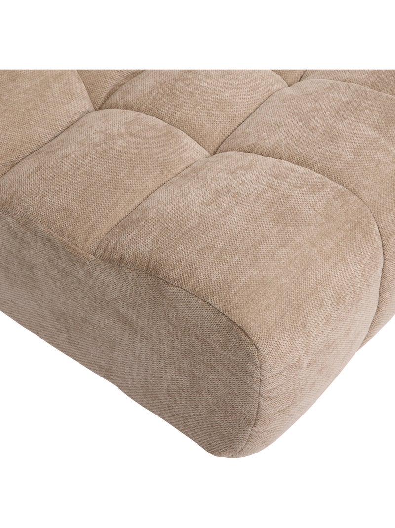 Fauteuil modulable matelassé Beige - Kiabi