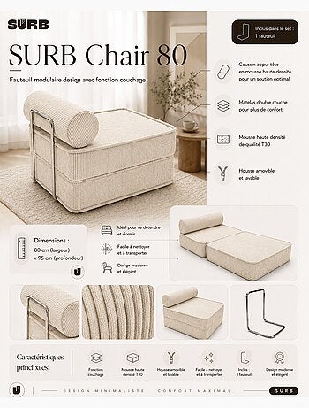 Fauteuil modulable Meow Baby SURB Chair 80