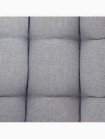 Fauteuil oeuf à bascule en acier coussin capitonné paopao