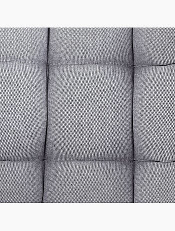Fauteuil oeuf à bascule en acier coussin capitonné paopao