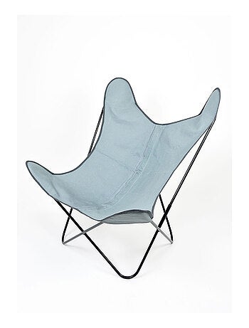 Fauteuil "Papillon" en coton coloré