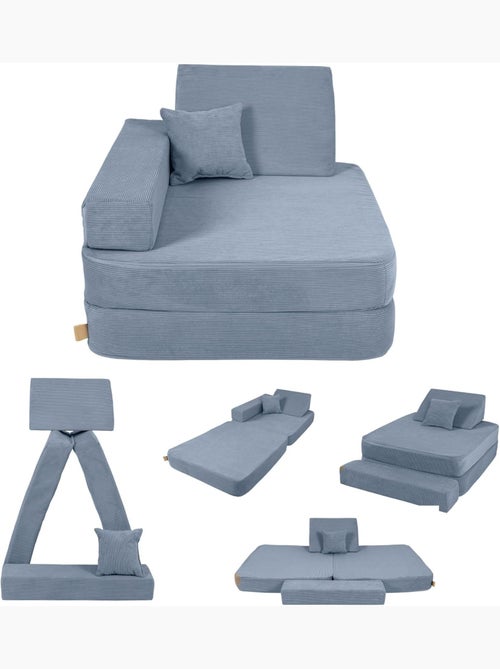 Fauteuil pliable enfant avec matelas confortable - Kiabi