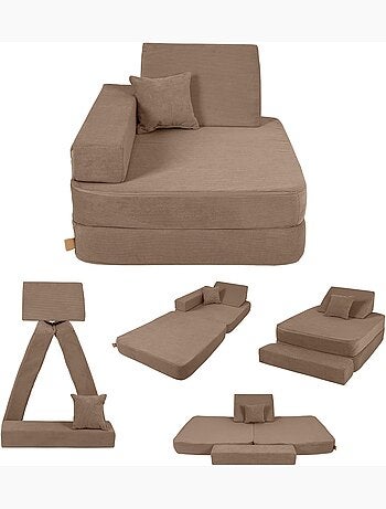 Fauteuil enfant convertible en couchage d’appoint
