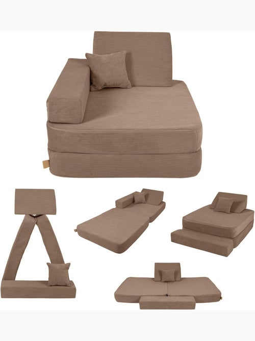 Fauteuil pliable enfant avec matelas confortable - Kiabi