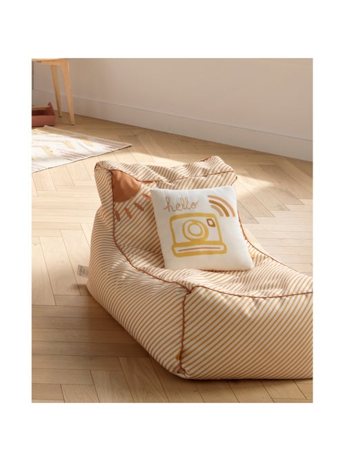 Fauteuil pouf en polyester - SAUTHON - Kiabi