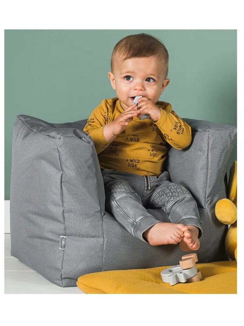 Fauteuil Pouf Enfant Jollein Gris - Kiabi