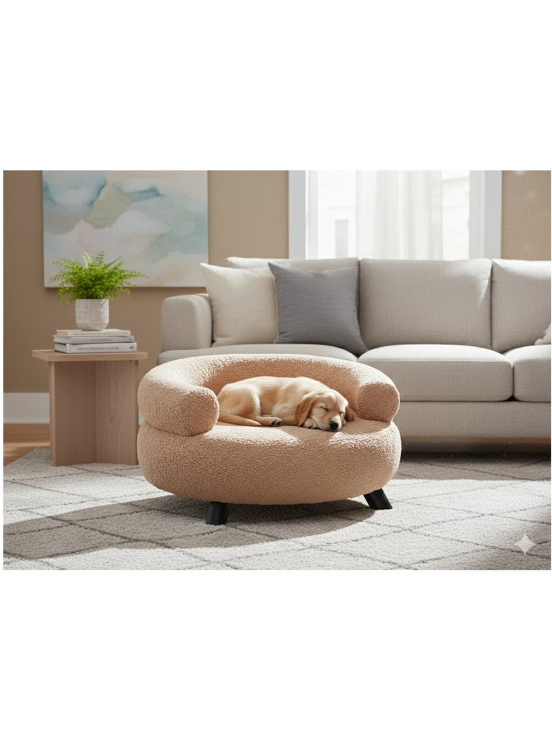 Fauteuil pour chien ou chat Bouclette Rose - Kiabi