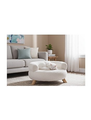 Fauteuil pour chien ou chat détente bouclette
