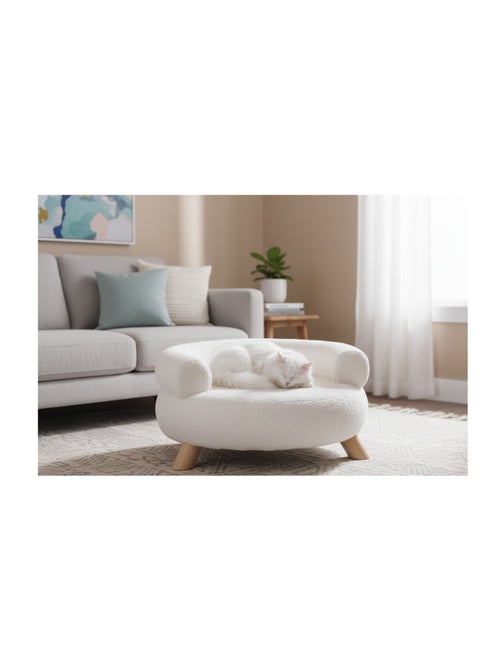 Fauteuil pour chien ou chat Détente Bouclette - Kiabi