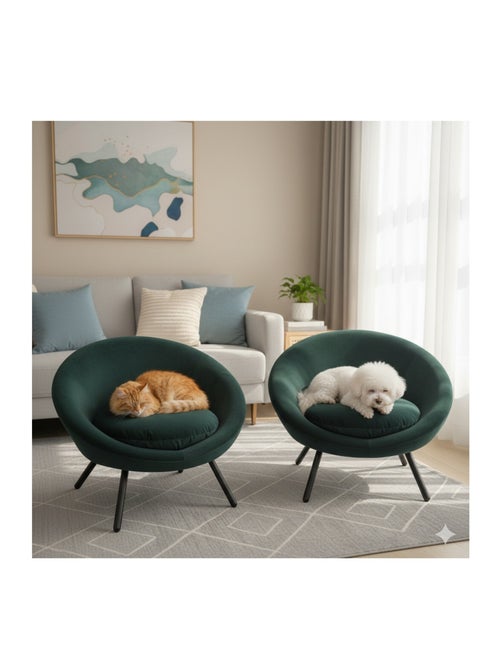 Fauteuil pour chien ou chat Sofa vert - Kiabi