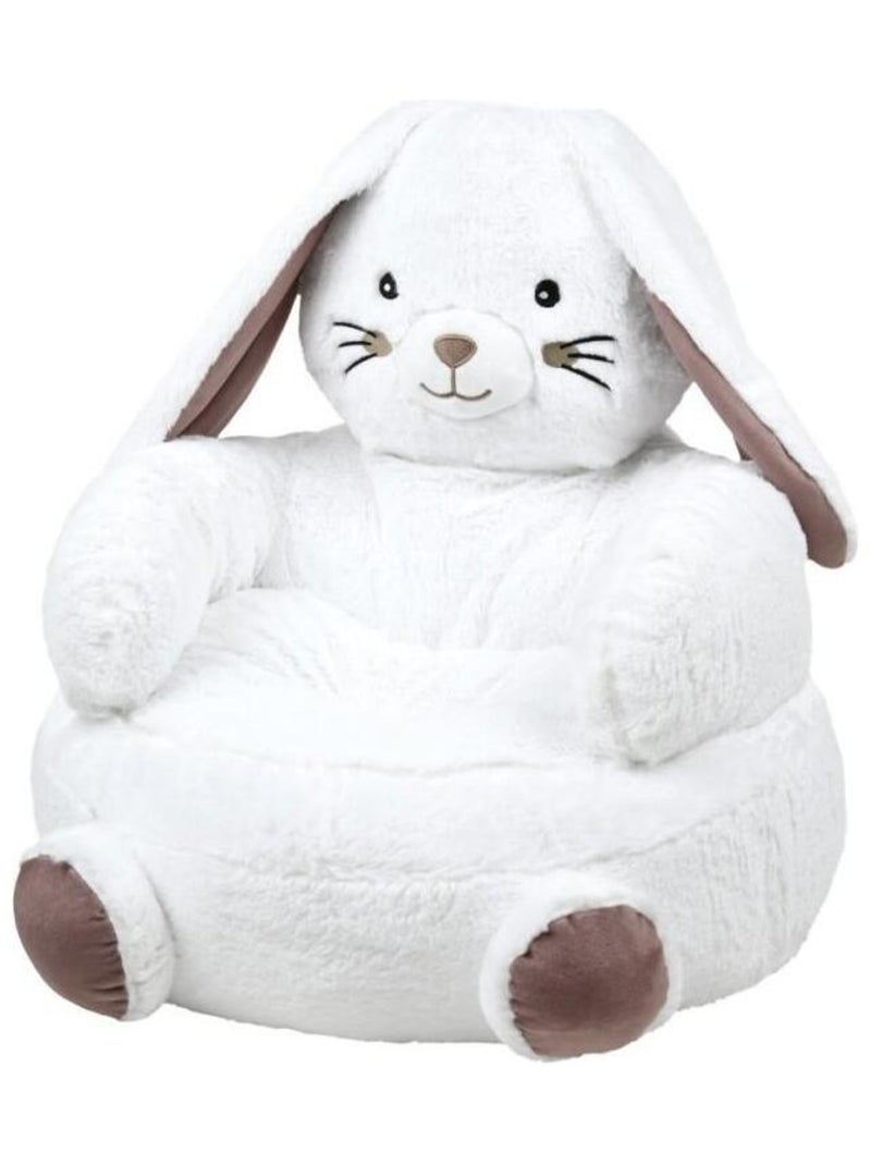 Fauteuil pour enfant BASILE forme pouf Blanc - Kiabi