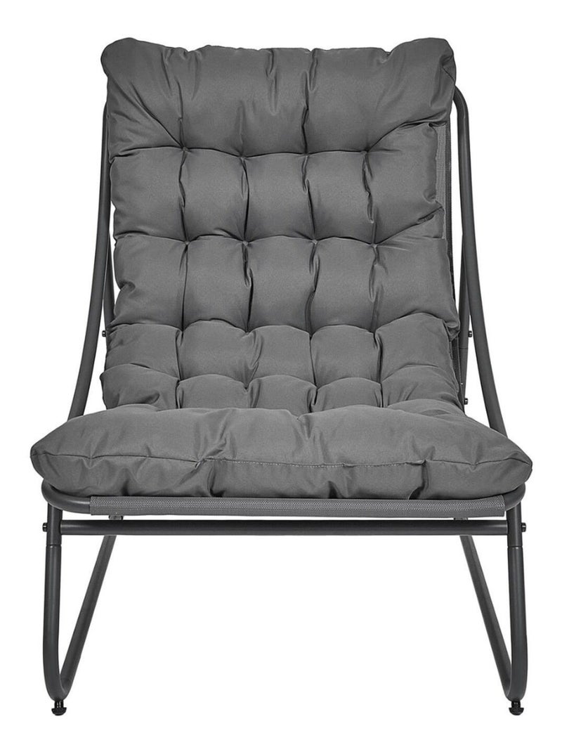 Fauteuil relax de détente DOLCE VITA Gris foncé - Kiabi