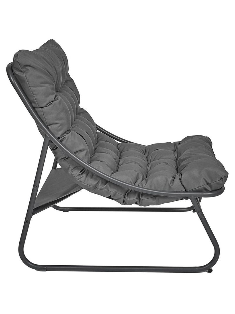 Fauteuil relax de détente DOLCE VITA Gris foncé - Kiabi