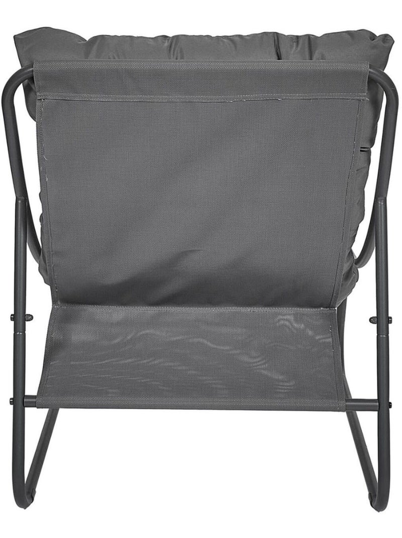 Fauteuil relax de détente DOLCE VITA Gris foncé - Kiabi
