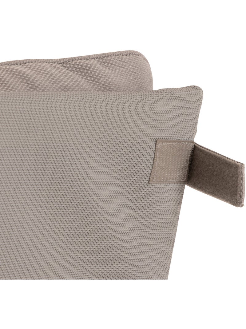 Fauteuil relax de jardin avec pouf en aluminium LAMBINIO Blanc - Kiabi