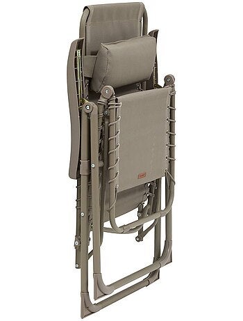 Fauteuil de jardin relax inclinable 5 positions et pliant en acier SILOS
