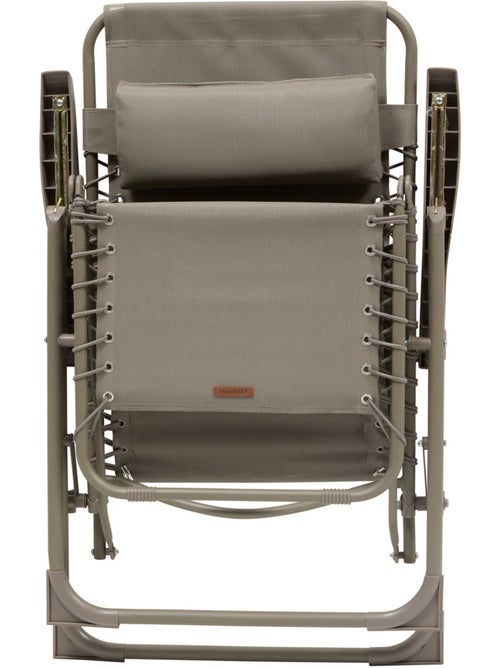 Fauteuil relax de jardin inclinable et pliant SILOS - Kiabi Fauteuil relax de jardin inclinable et pliant SILOS - Kiabi
