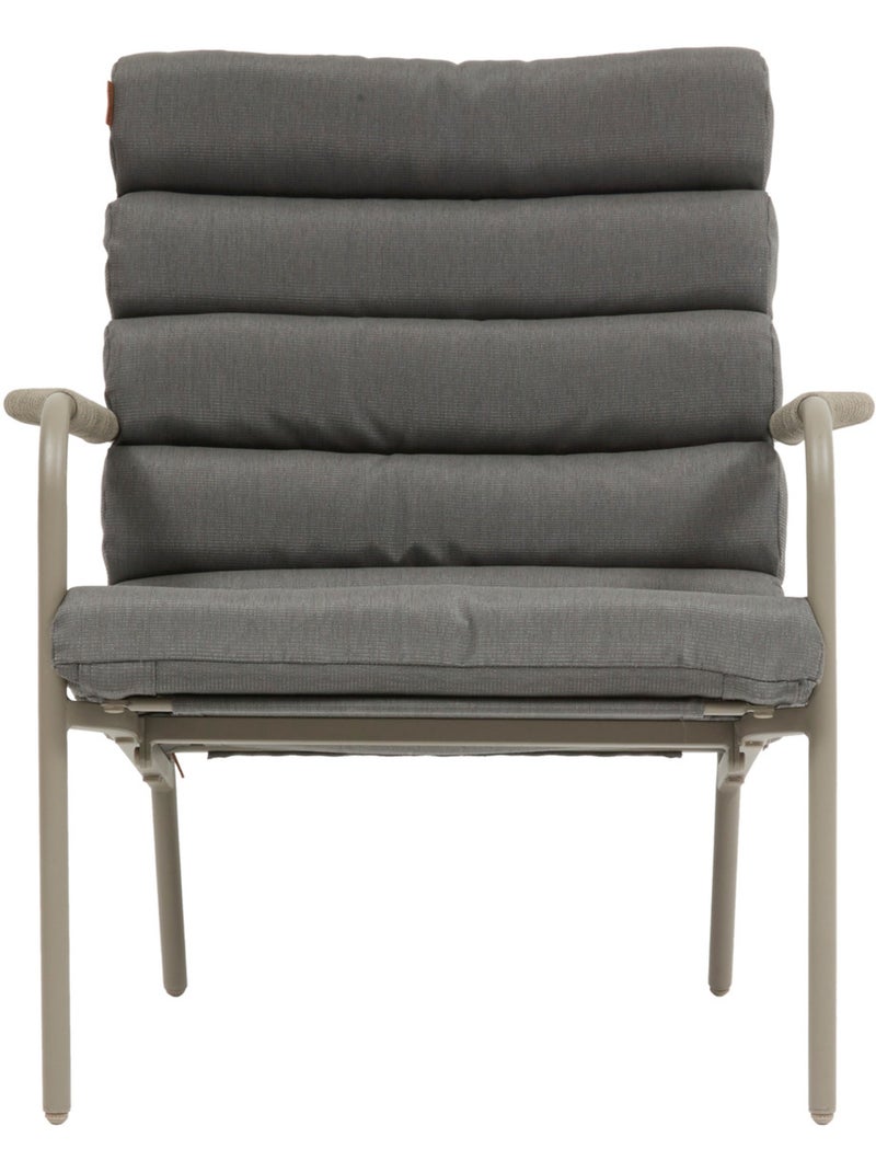 Fauteuil relax de jardin Solani café Marron - Kiabi