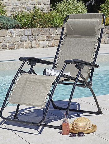 Fauteuil relax inclinable de jardin