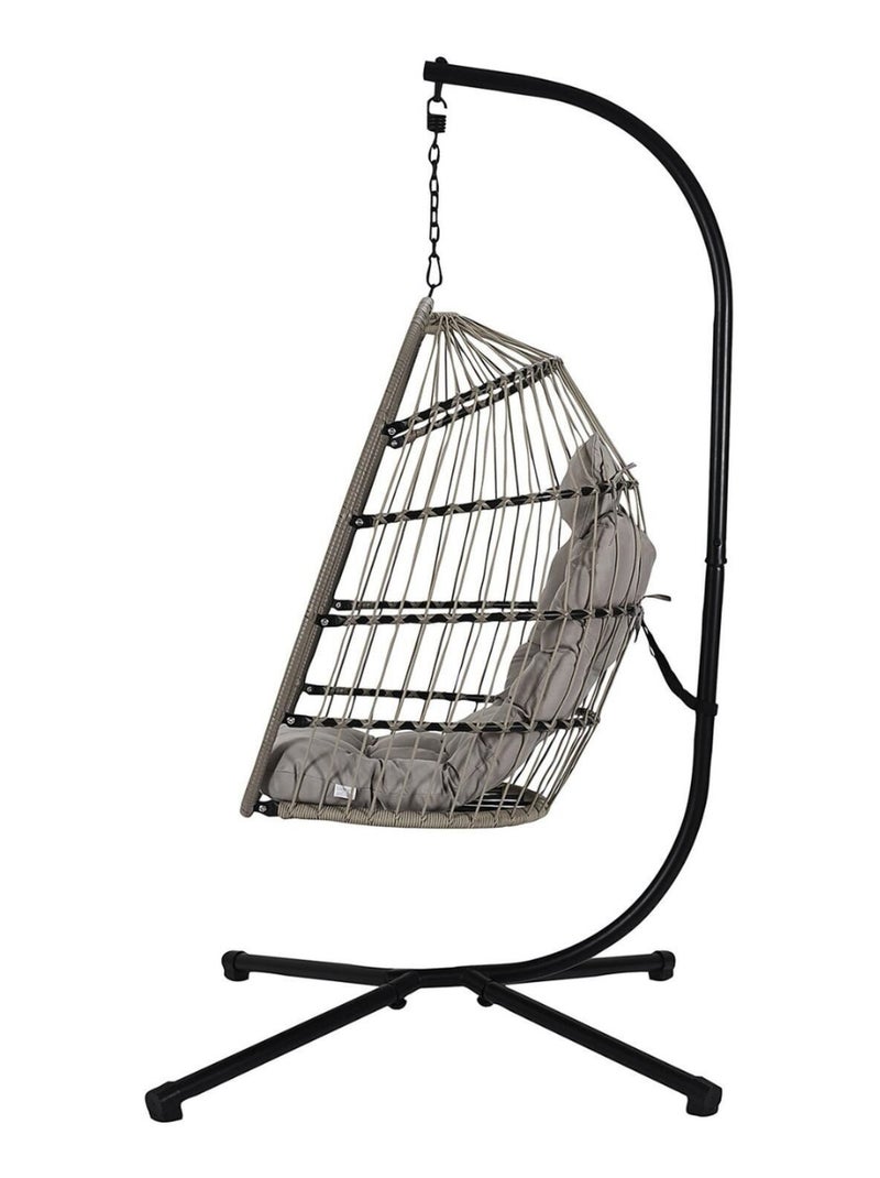 Fauteuil suspendu HANOI Gris foncé - Kiabi